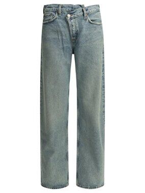 Agolde Criss Cross Wide Leg Jeans Tag Size 26 Women